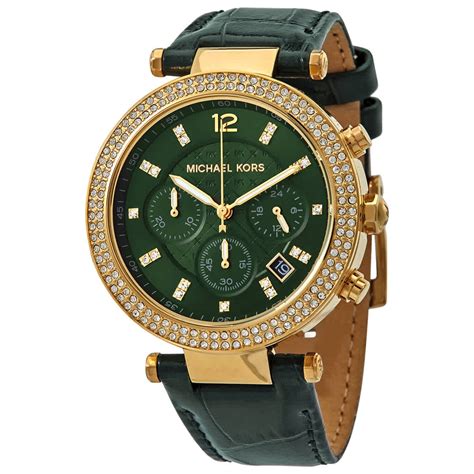 green michael kors watch